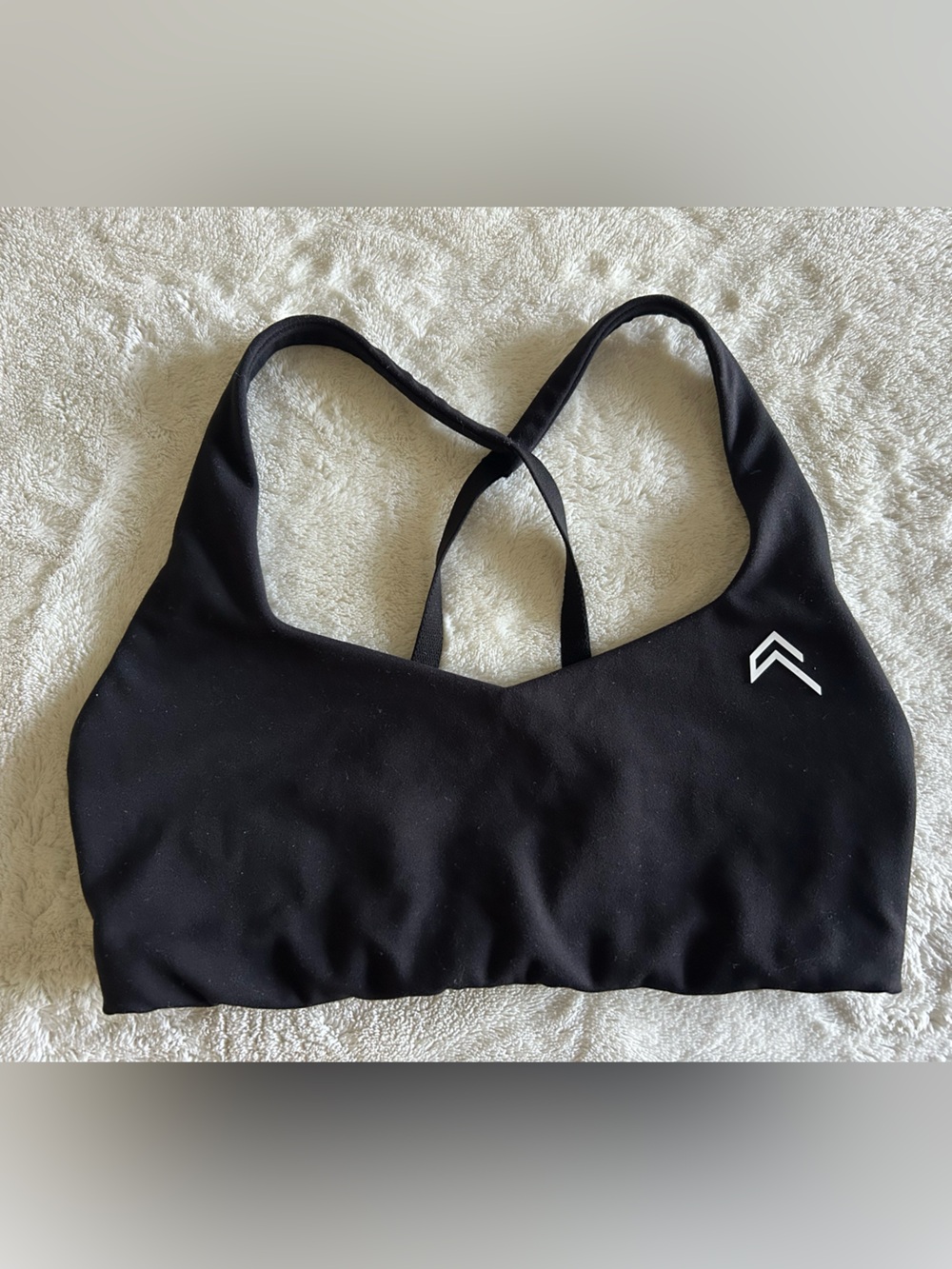 Oner Active Black Easy Lift Cross-Back Sports Bra Size Small